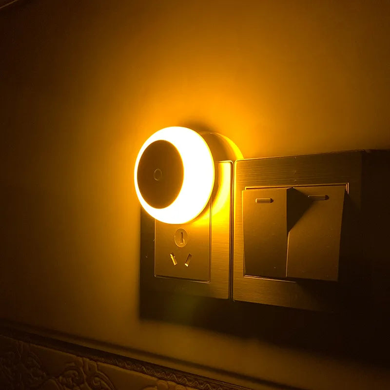 DecorBites™ LED Night Light Smart Sensor Plug-in Wall Night Lamp for Home Bedroom Hallway