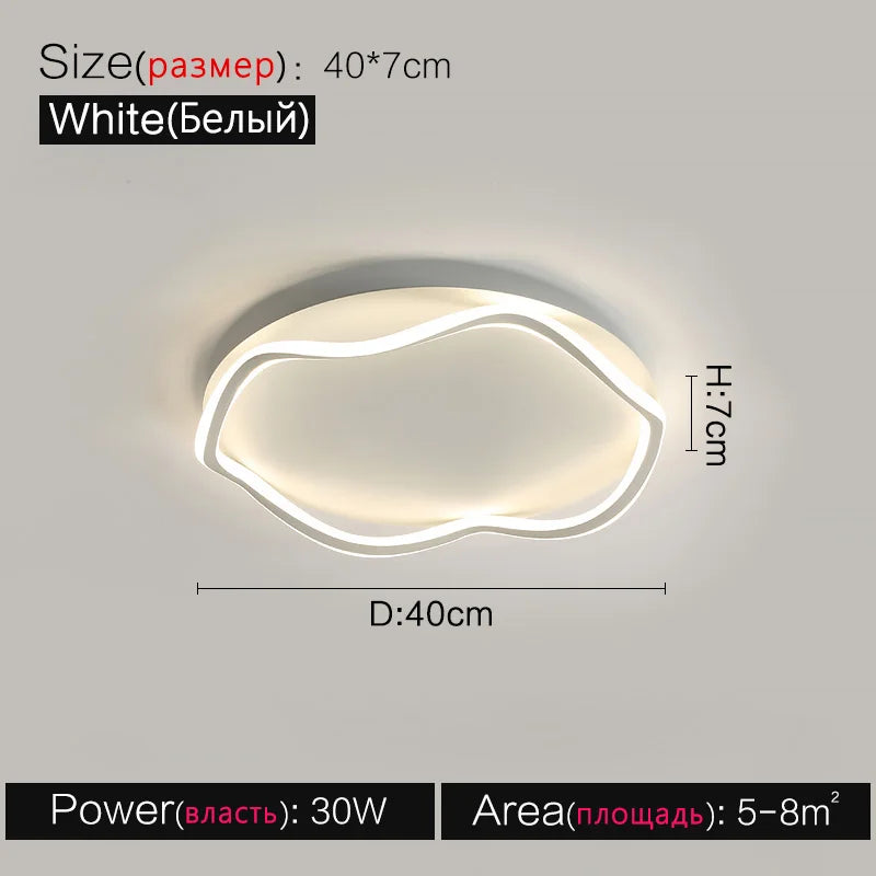 DecorBites™ Bedroom Ceiling Lamps: Modern LED, Master Bedroom Minimalist, Ins Style