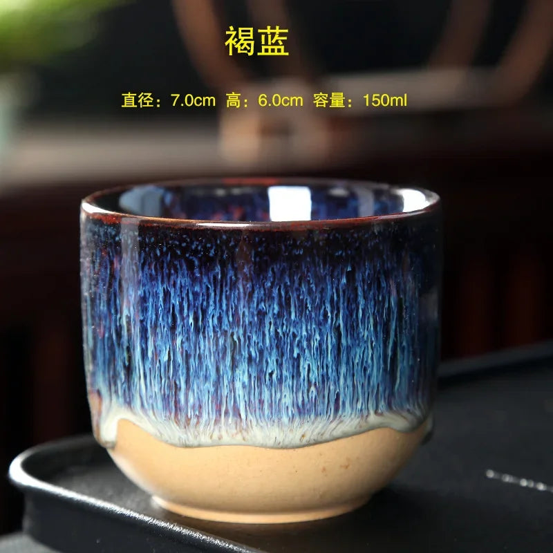 DecorBites™ Ceramic Kung Fu Tea Cup Set - Exquisite Porcelain Drinkware Mug for Gift