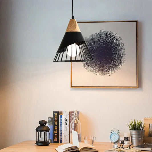 DecorBites™ Industrial Pendant Lamp Modern Vintage Retro Loft Hanging Light Bar Nordic Design