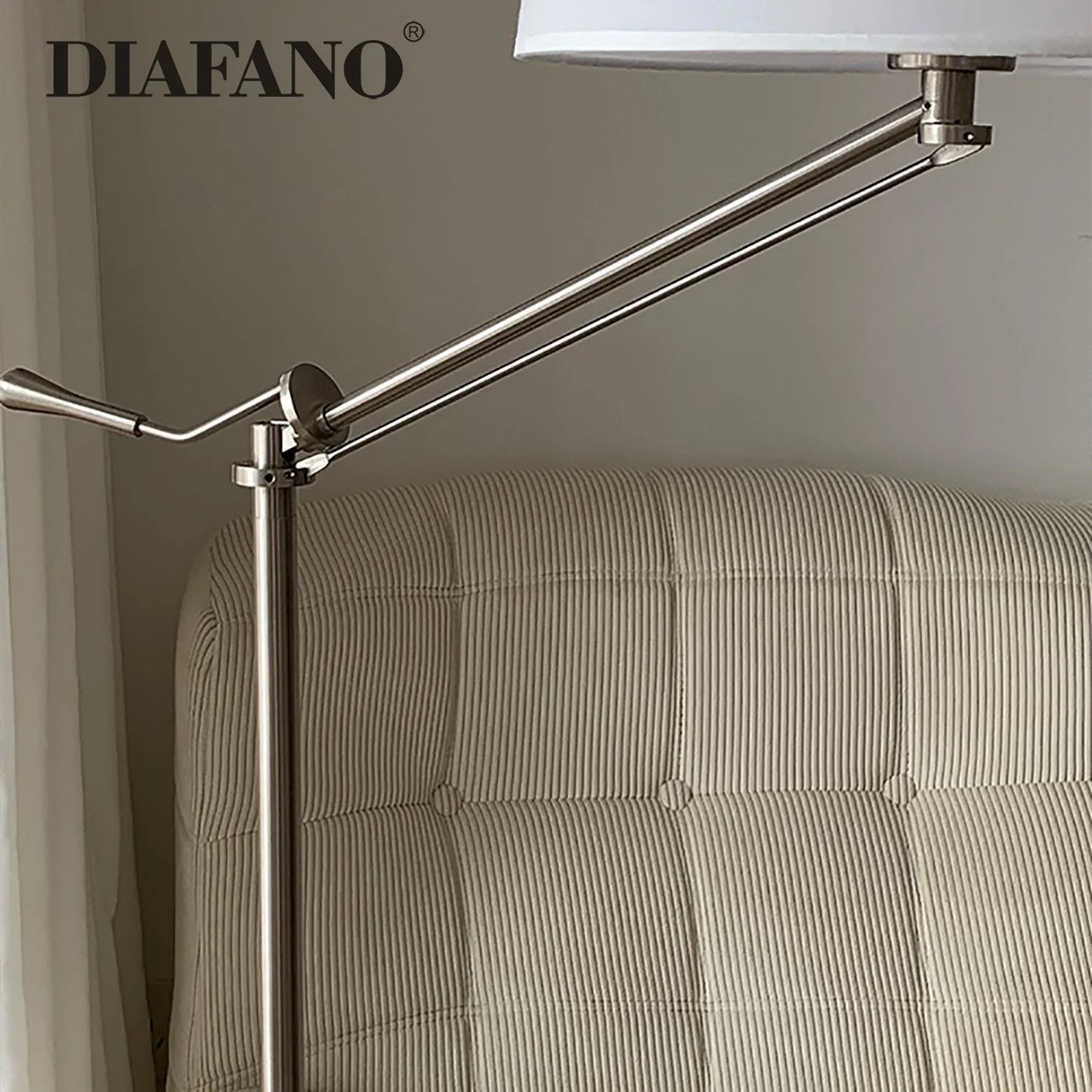 DecorBites™ Adjustable LED Floor Lamp for Modern Industrial Decor