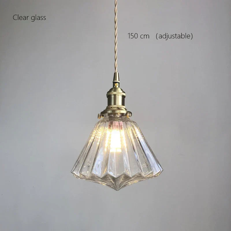 DecorBites™ Brass Pumpkin LED Pendant Light - Japanese Style Bedroom Suspension