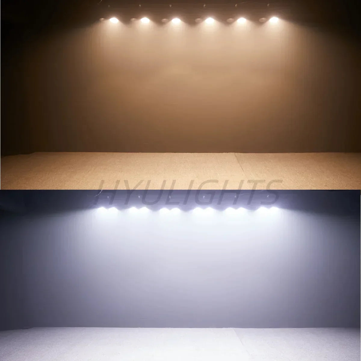 DecorBites™ 2eyes COB LED Audience Lights 2x100W 2in1 Strobe Wash Disco DJ Light