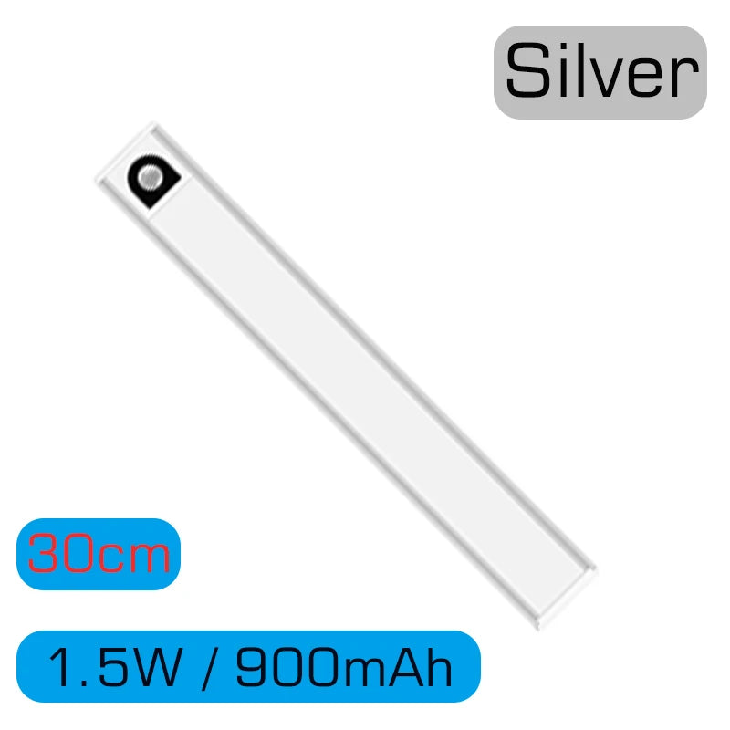 DecorBites™ LED Cabinet Light Bar Motion Sensor Magnet Lamp Wardrobe Kitchen
