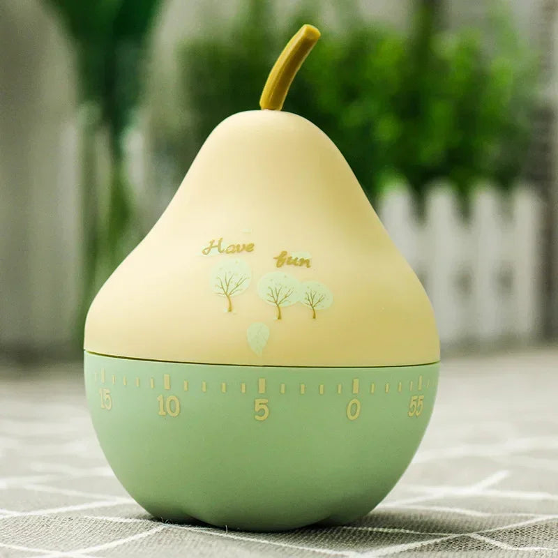 DecorBites™ Cute Cartoon Cake Kitchen Timer Stopwatch 60 Minute Baking Gadget