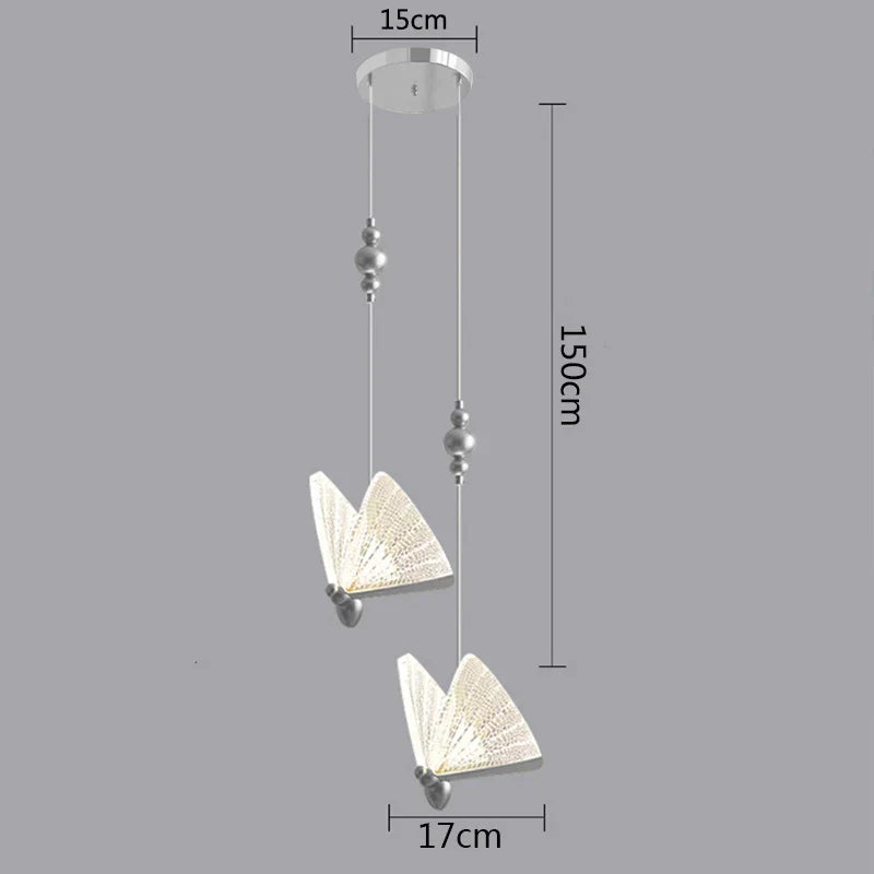 DecorBites™ Butterfly LED Pendant Chandelier for Home Decor and Kitchen Lighting