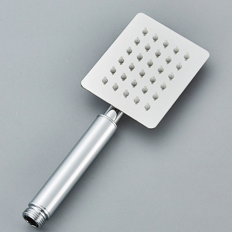 DecorBites™ Black Stainless Steel Handheld Shower Head for Hot and Cold Water