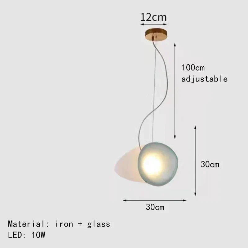 DecorBites™ Glass Indoor Pendant Lights for Dining Room Kitchen Bar Shop