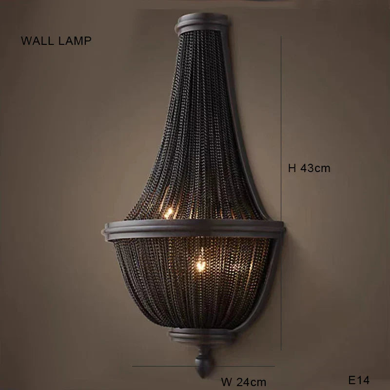 DecorBites™ Black Tassel Ceiling Chandelier: Designer Dimmable Home Decor for Living Room