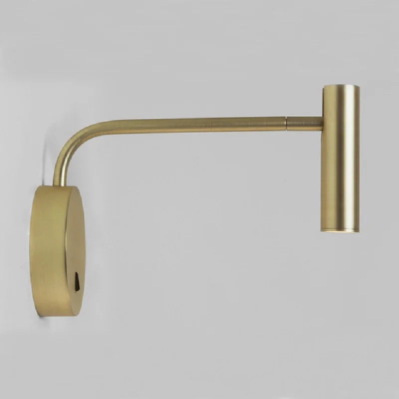 DecorBites™ Gold LED Wall Lights 9W Switched Indoor Lamps for Living Room Bedroom Sconce