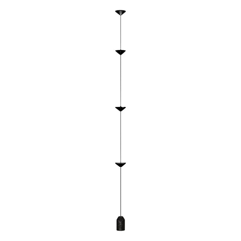 DecorBites™ Cone Design Art Iron Hanging Cable Floor Lamp