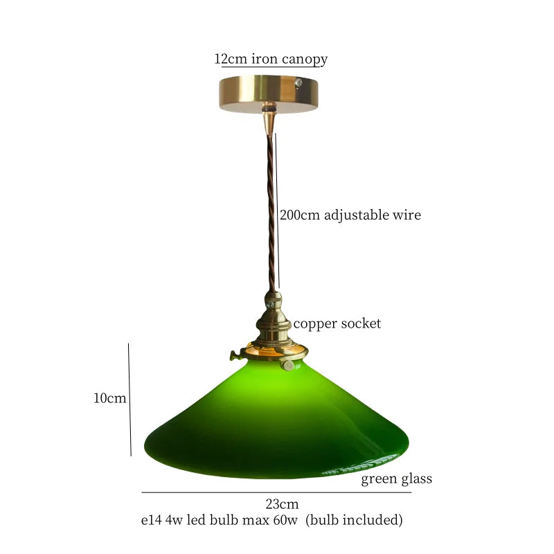 DecorBites™ Japanese Glass LED Pendant Lamp for Cafe, Loft, Restaurant, Living Room, Kitchen