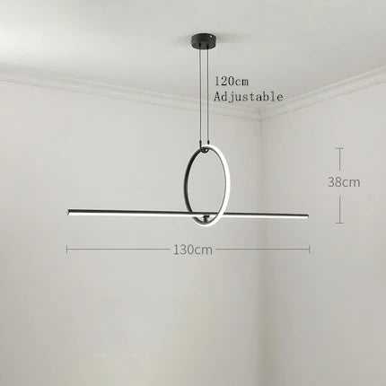 DecorBites™ LED Geometric Pendant Lights for Modern Living Room Decor