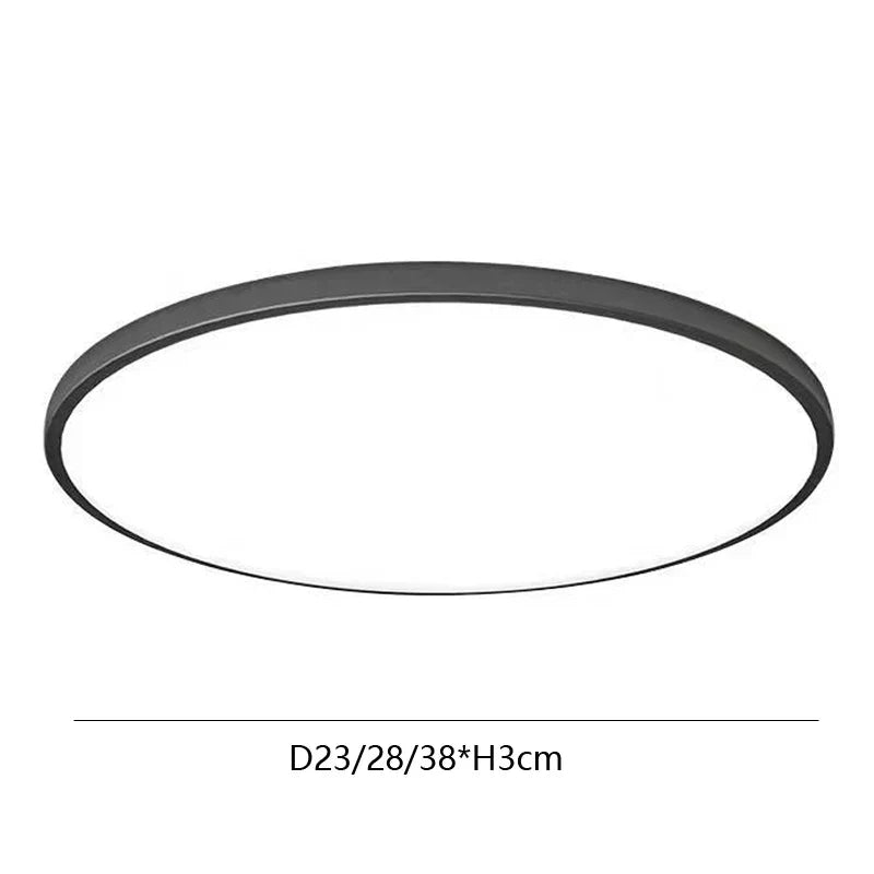 DecorBites™ LED Round Ceiling Light Kitchen Living Room Bedroom Modern Thin Bathroom Lamp