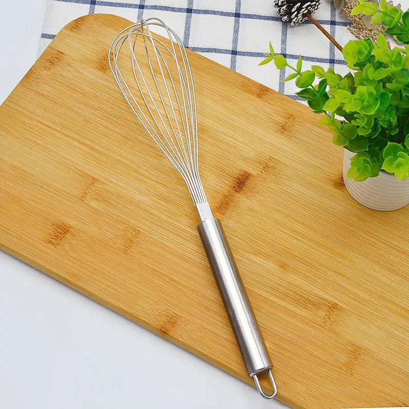 DecorBites™ Gold Steel Egg Beater Whisk Mixer Baking Set Home Kitchen Accessories