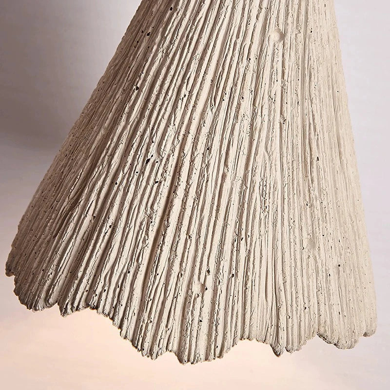 DecorBites™ LED Cement Pendant Lamp Creamy Style Wabi-sabi E27