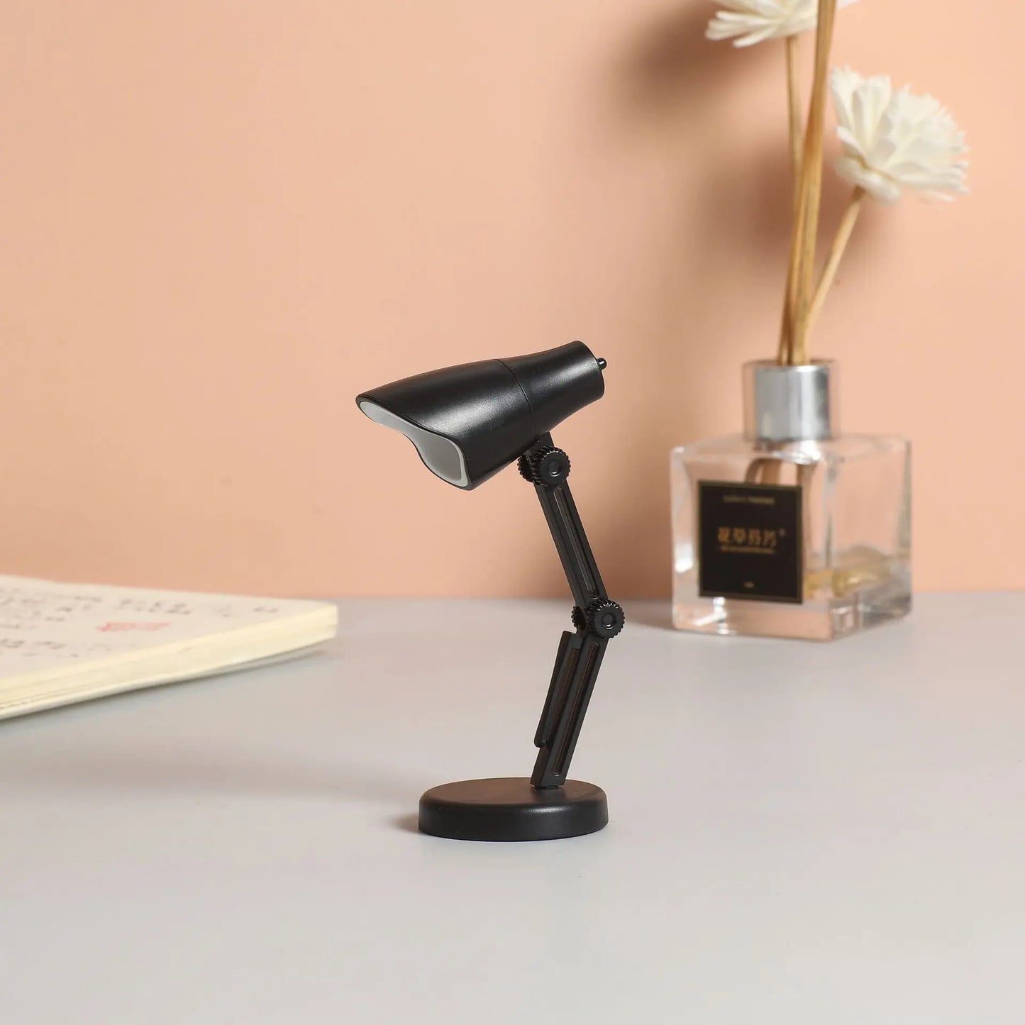 DecorBites™ LED Mini Desk Lamp with Clip, Foldable Design, Magnetic Base, Eye Protection, for Bedroom & Study