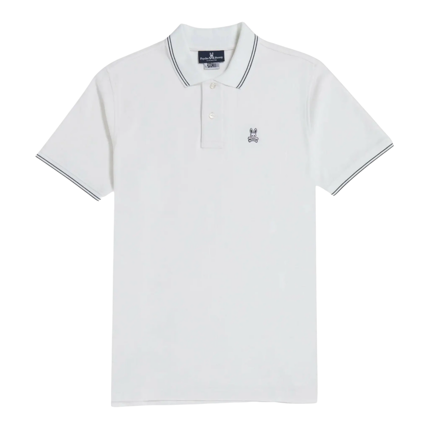 Psycho Bunny Logan Men Polo Shirt White