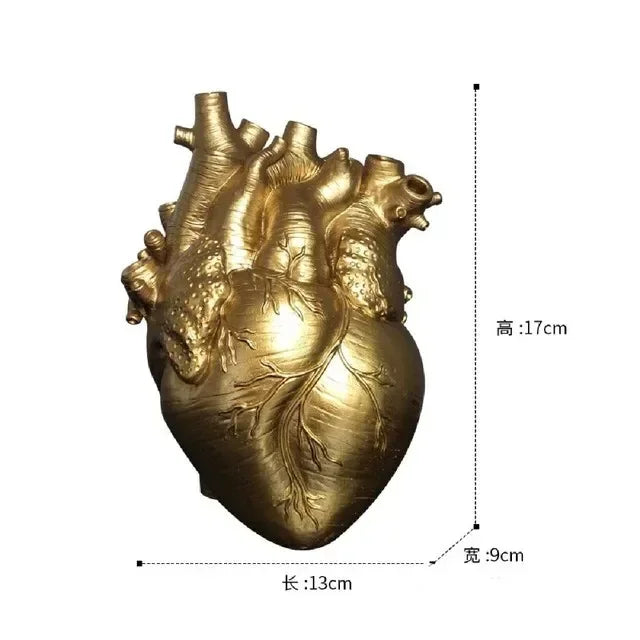 DecorBites™ Anatomy Heart Vase - Unique Valentine's Day Gift
