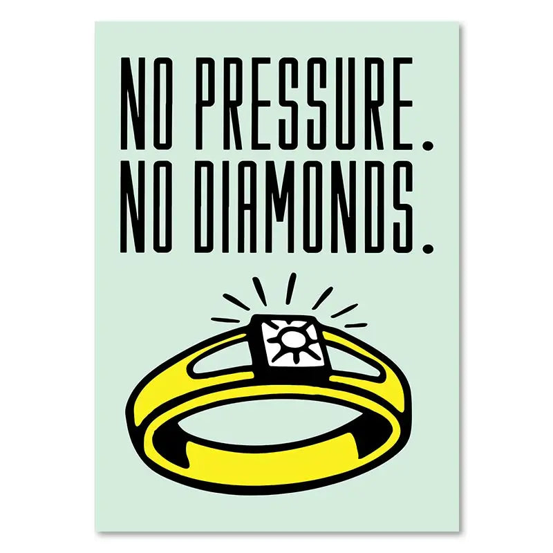 DecorBites™ Motivational Monopoly Millionaire Cartoon Canvas Wall Art