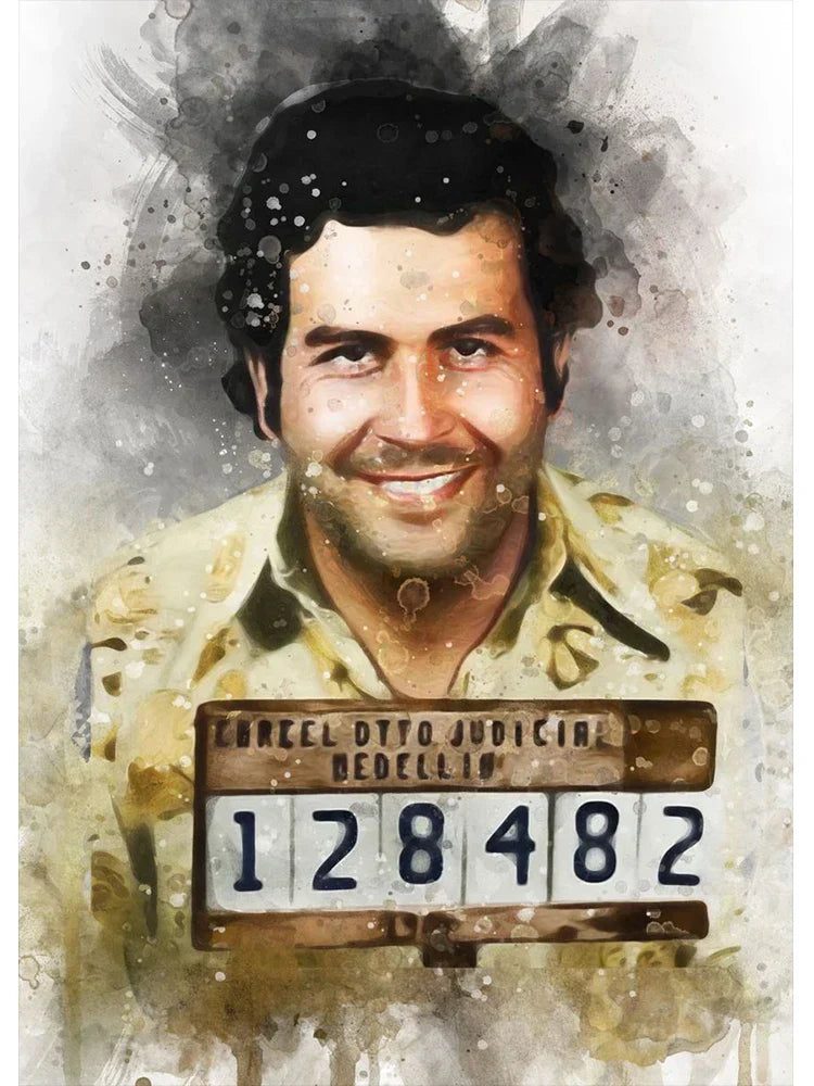 DecorBites™ Pablo Escobar Drug Lord Canvas Wall Art