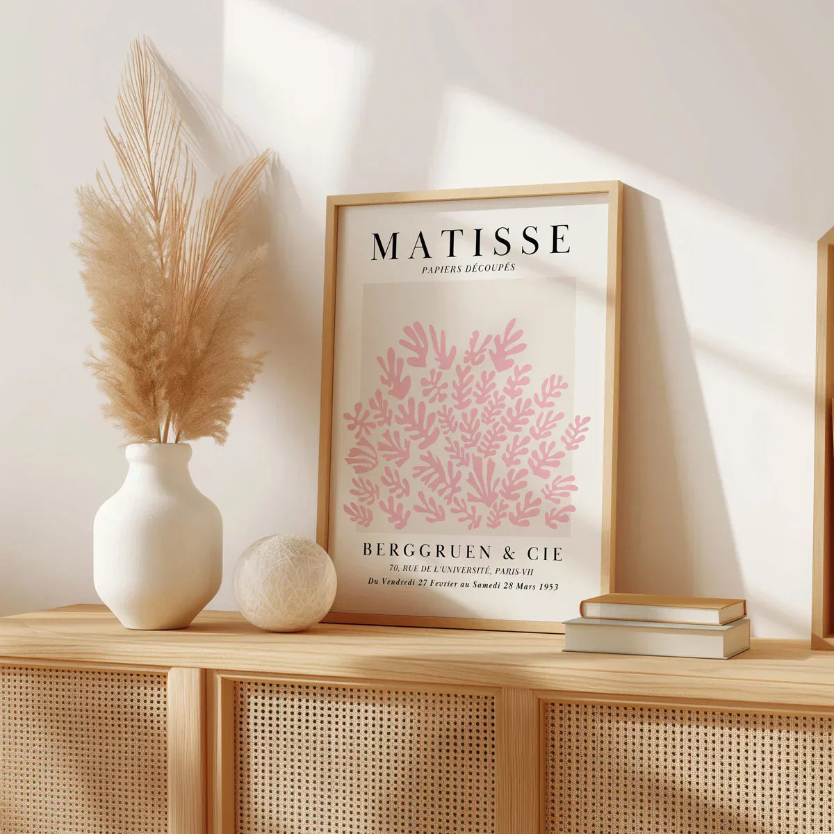 DecorBites™ Pink Abstract Sage Wall Art Set