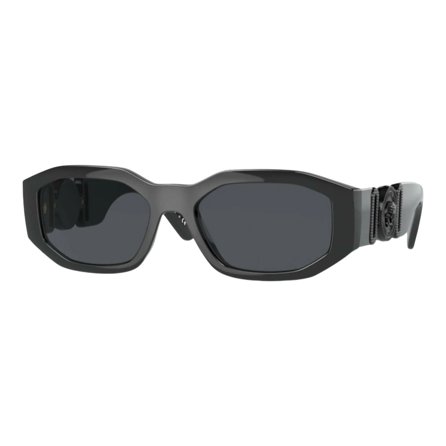 Versace Medusa Biggie Men Sunglasses Black/Dark Grey