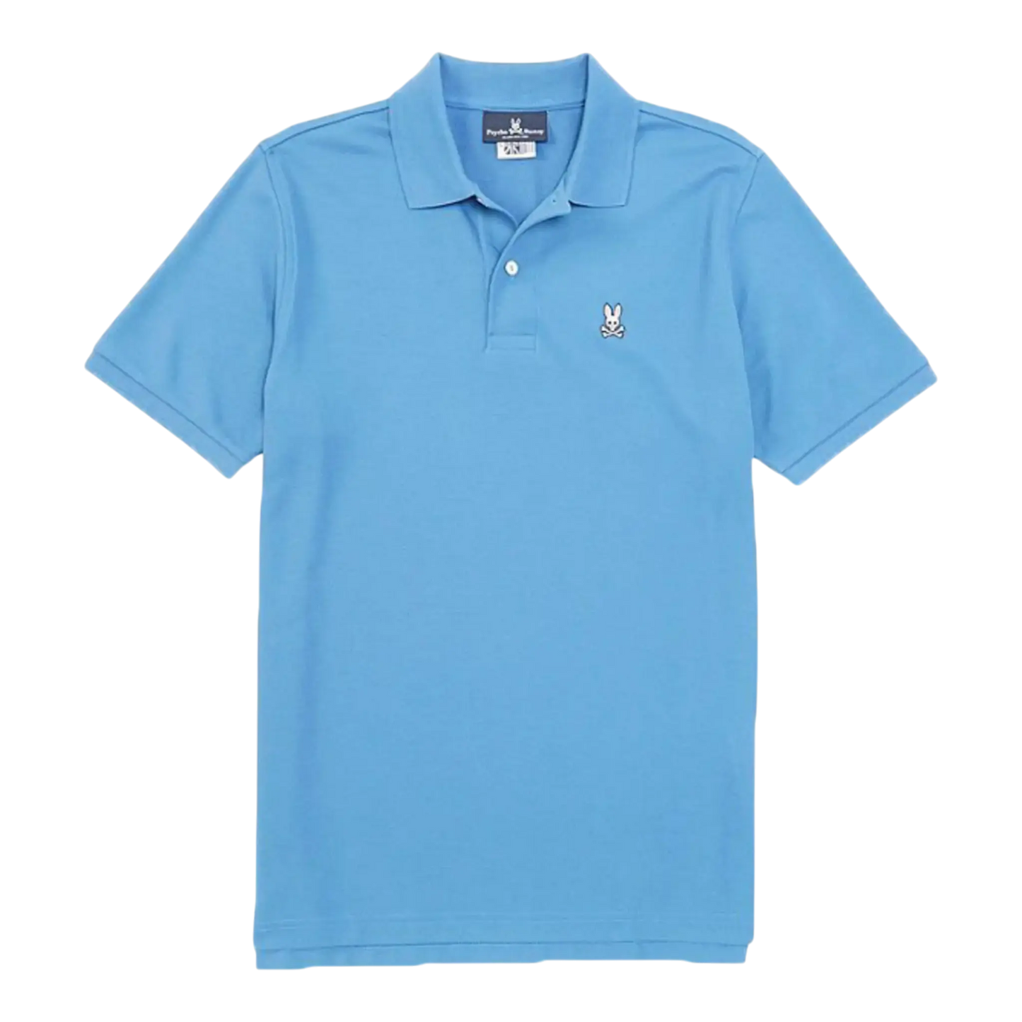 Psycho Bunny Classic Men Big and Tall Polo Shirt Columbia Blue