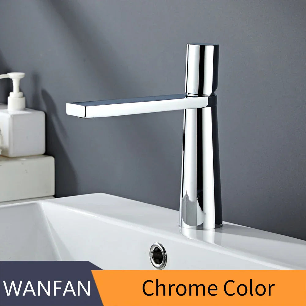 DecorBites™ Gold Brass Basin Faucet for Bathroom Sink