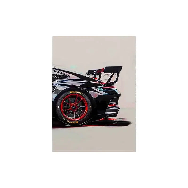 DecorBites™ GT3 RS Sports Car Canvas Wall Art