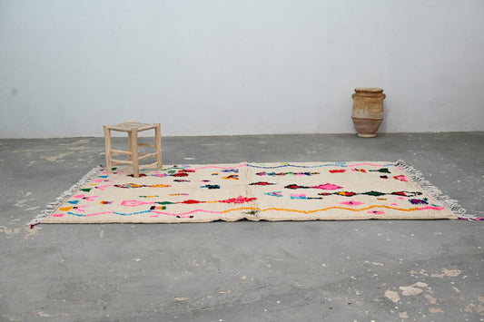 DecorBites™ Handmade Moroccan Azilal Rug 250x145 cm.