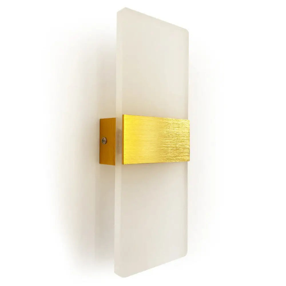DecorBites™ LED Wall Sconce Light with Acrylic Simplicity for Corridors