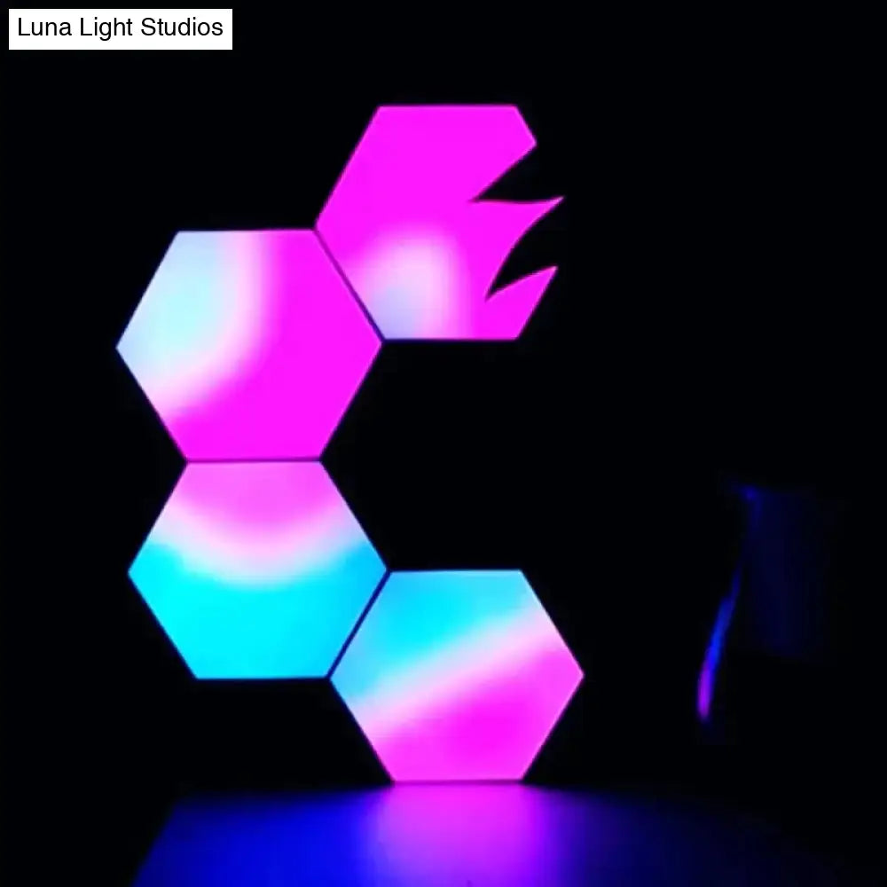 DecorBites™ Luna Decor | Hexagon Modular Lights