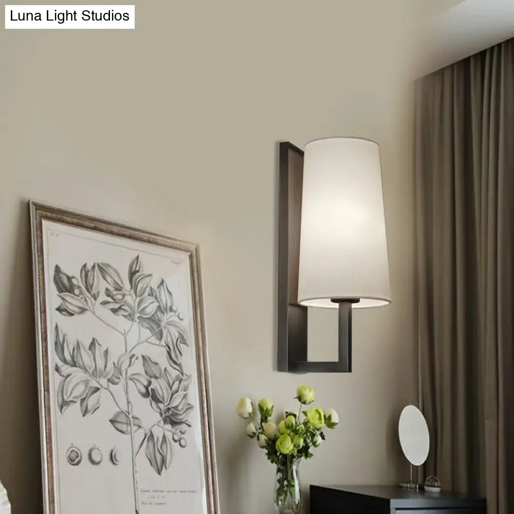 DecorBites™ Modern Cone Wall Sconce in Chrome for Bedside Lighting