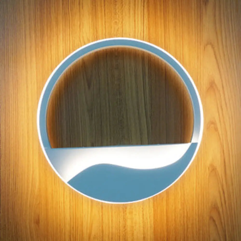 DecorBites™ Modern LED Acrylic Wall Sconce: Warm/White Light in White/Black Fixture