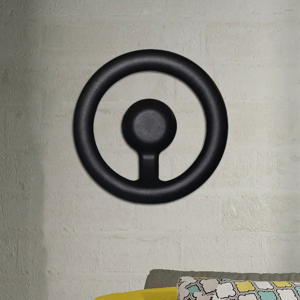 DecorBites™ Modern LED Wall Sconce with Black/White Aluminum Shade for Bedroom