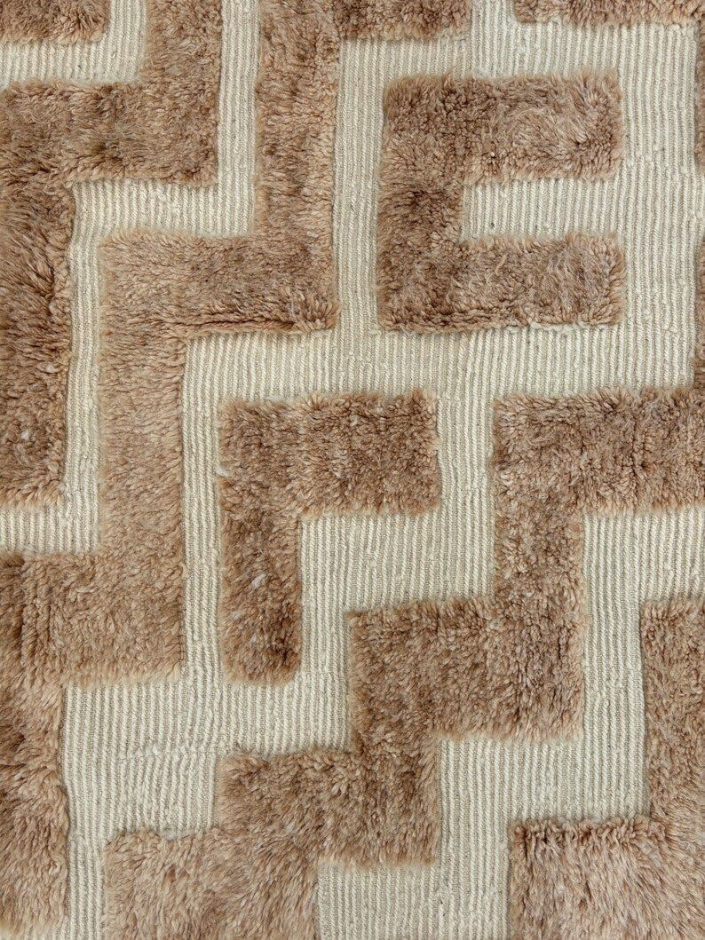 DecorBites™ Moroccan Handmade Beni Ouarain Rug 3m x 2m