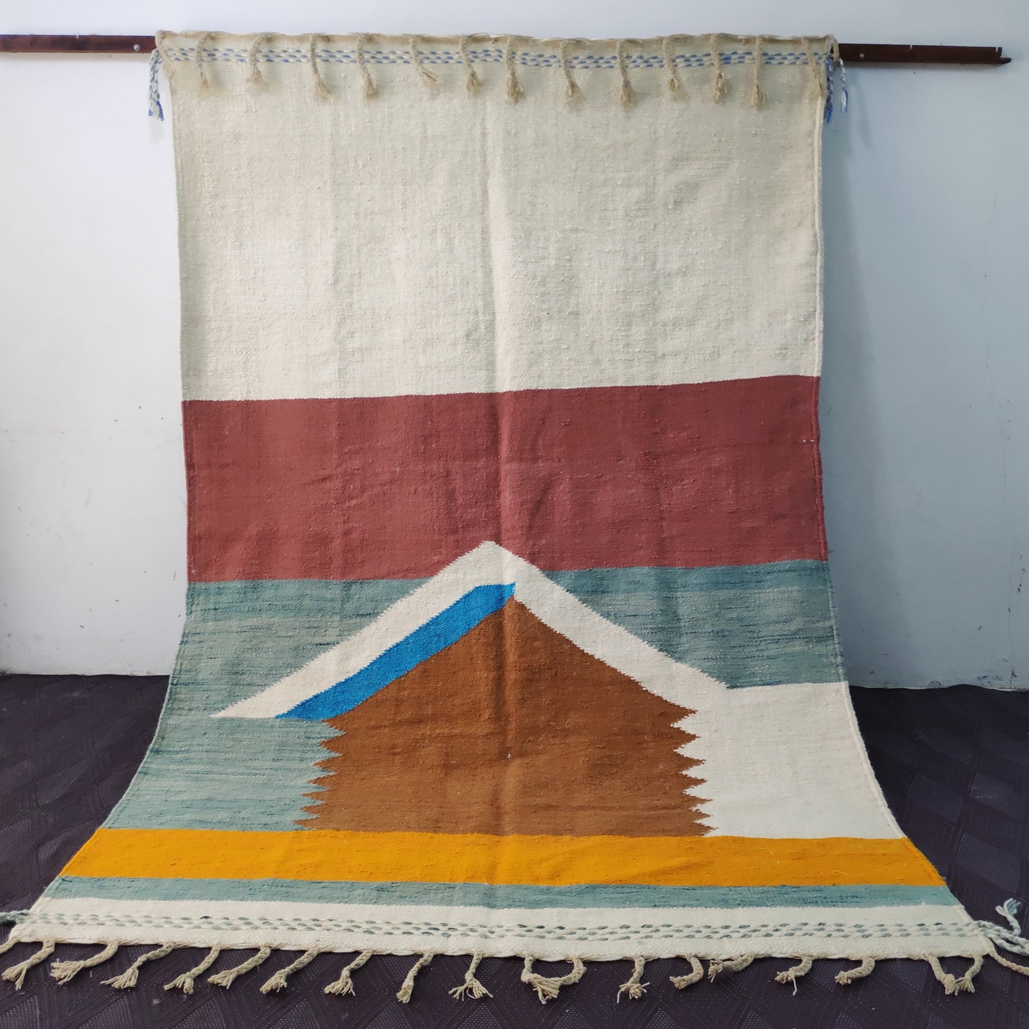 DecorBites™ Moroccan Handmade Custom order Hanbel carpet