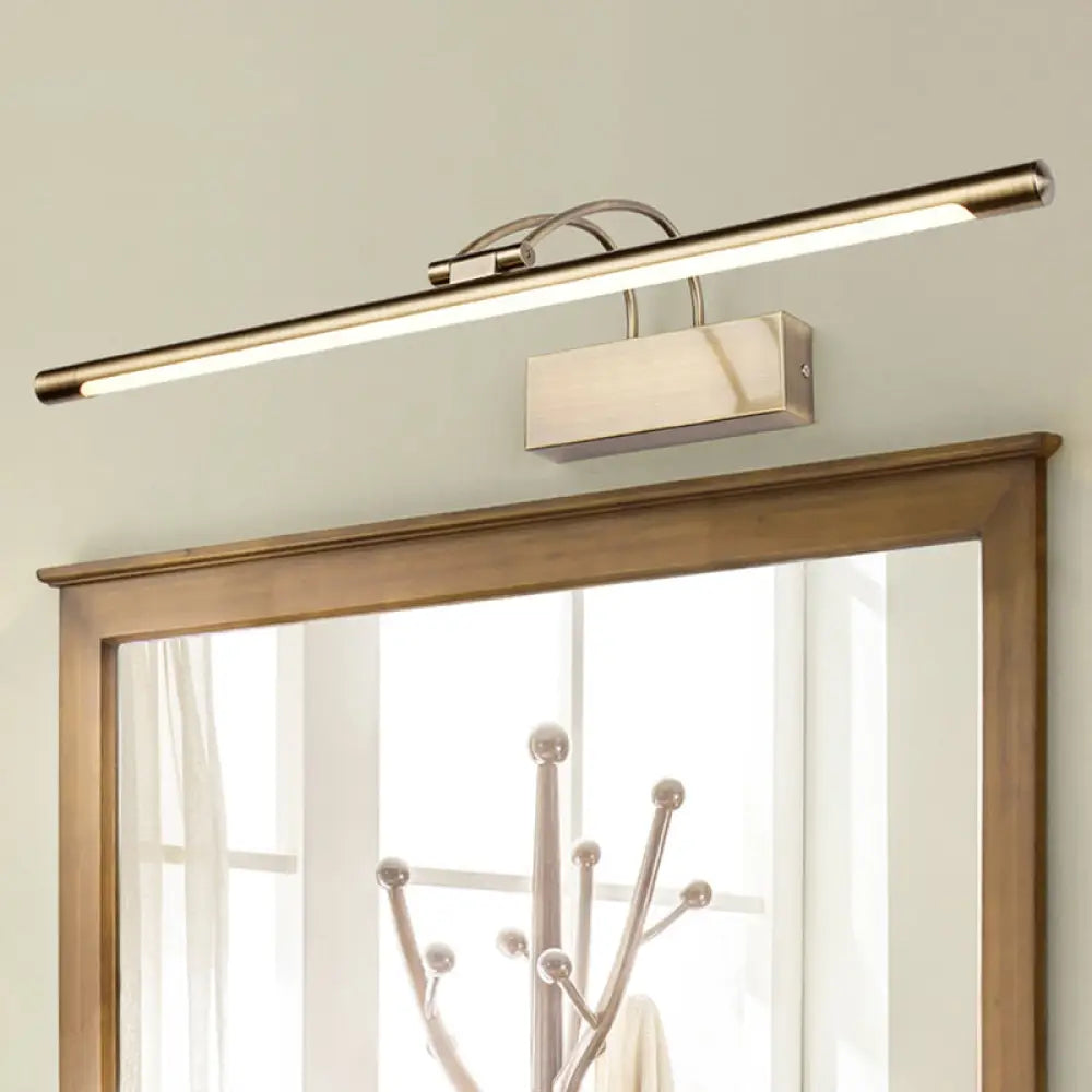 DecorBites™ Rotatable Metal Tubular LED Vanity Sconce - Simple Style Wall Mount Lighting for Bath