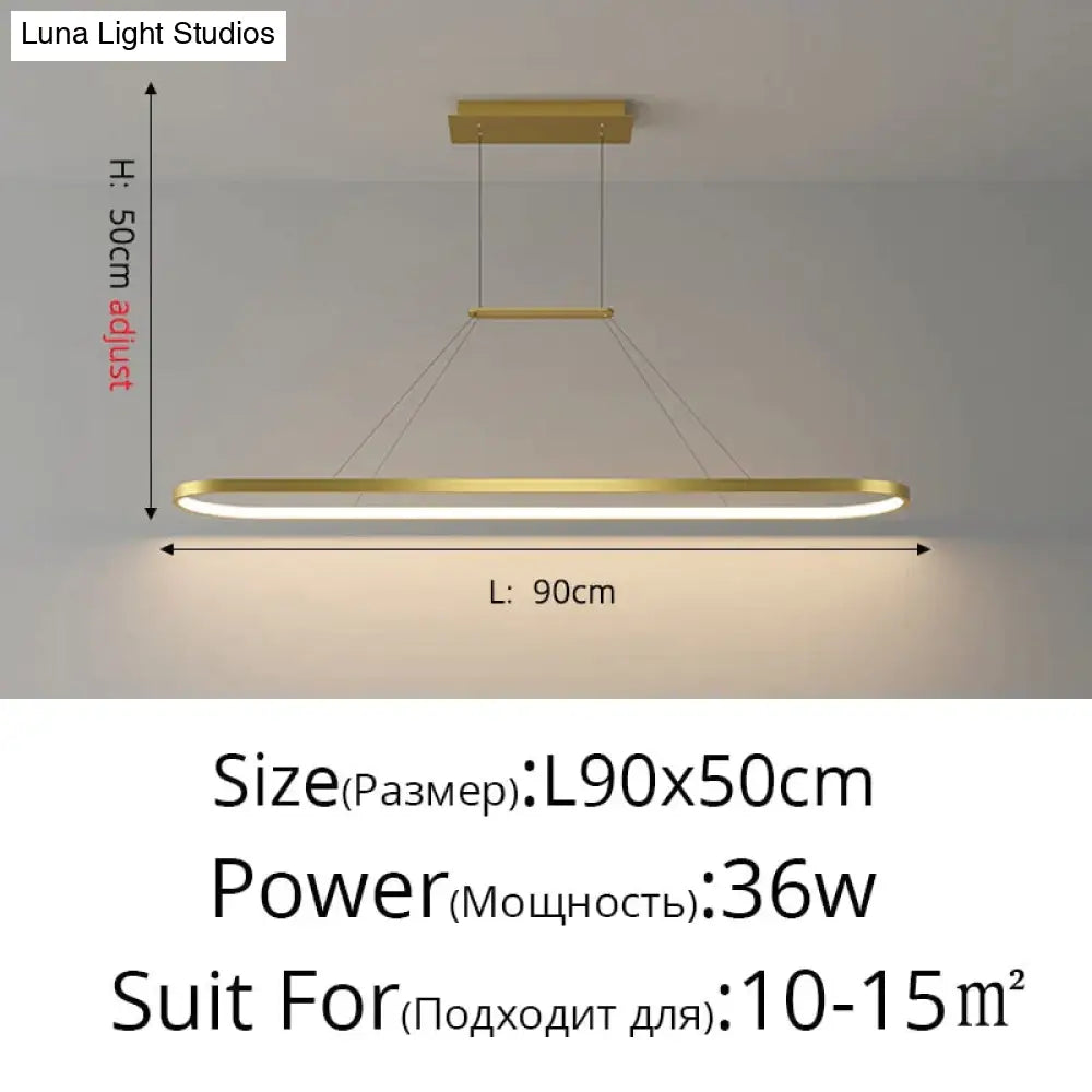 DecorBites™ Salix V - Modern Minimalist Led Dimmable Bar Pendant Light