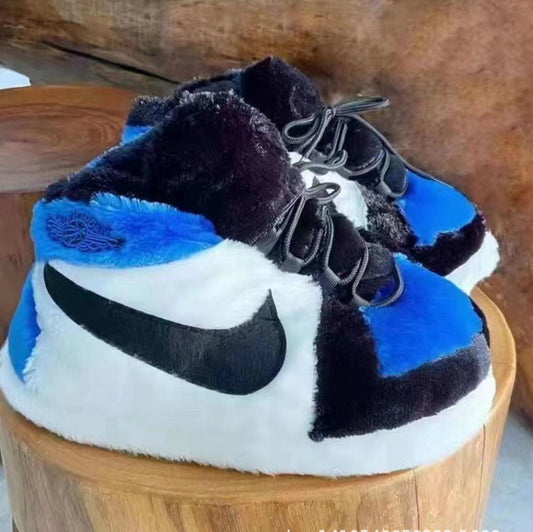 Sneaker Slippers royal Blue OG Jordan 1 unisex for adults&kids