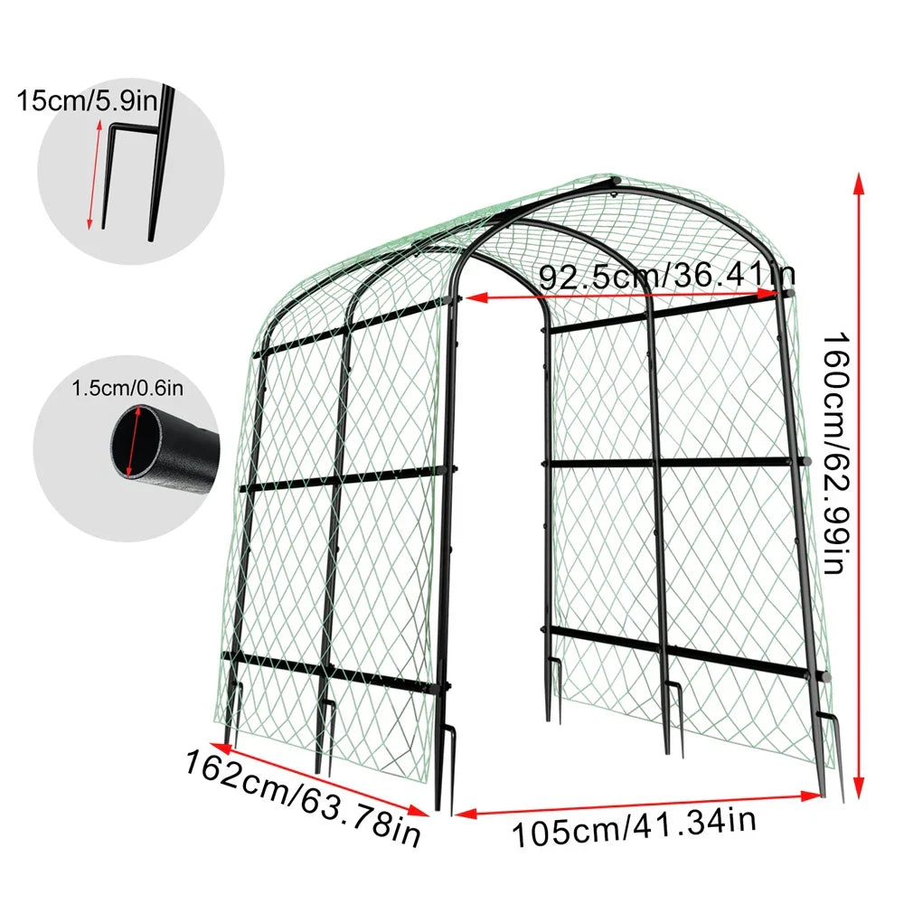 DecorBites™ Tall U-Shaped Garden Plant Trellis