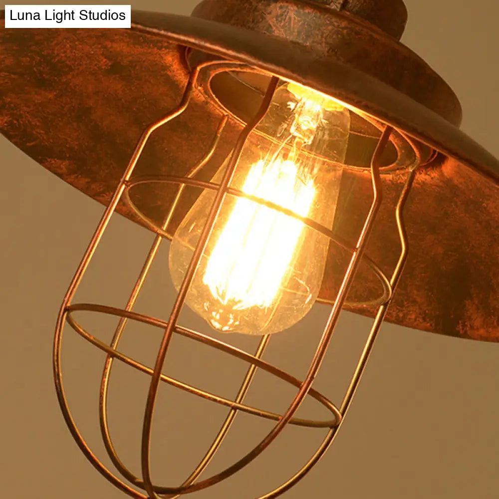 DecorBites™ Wire Guard Hanging Light with Pipe Design - 2-Light Weathered Copper Iron Island Lighting"
Note: While keeping the title concise for SEO purposes, it is important to maintain the essential product details in the improved title.