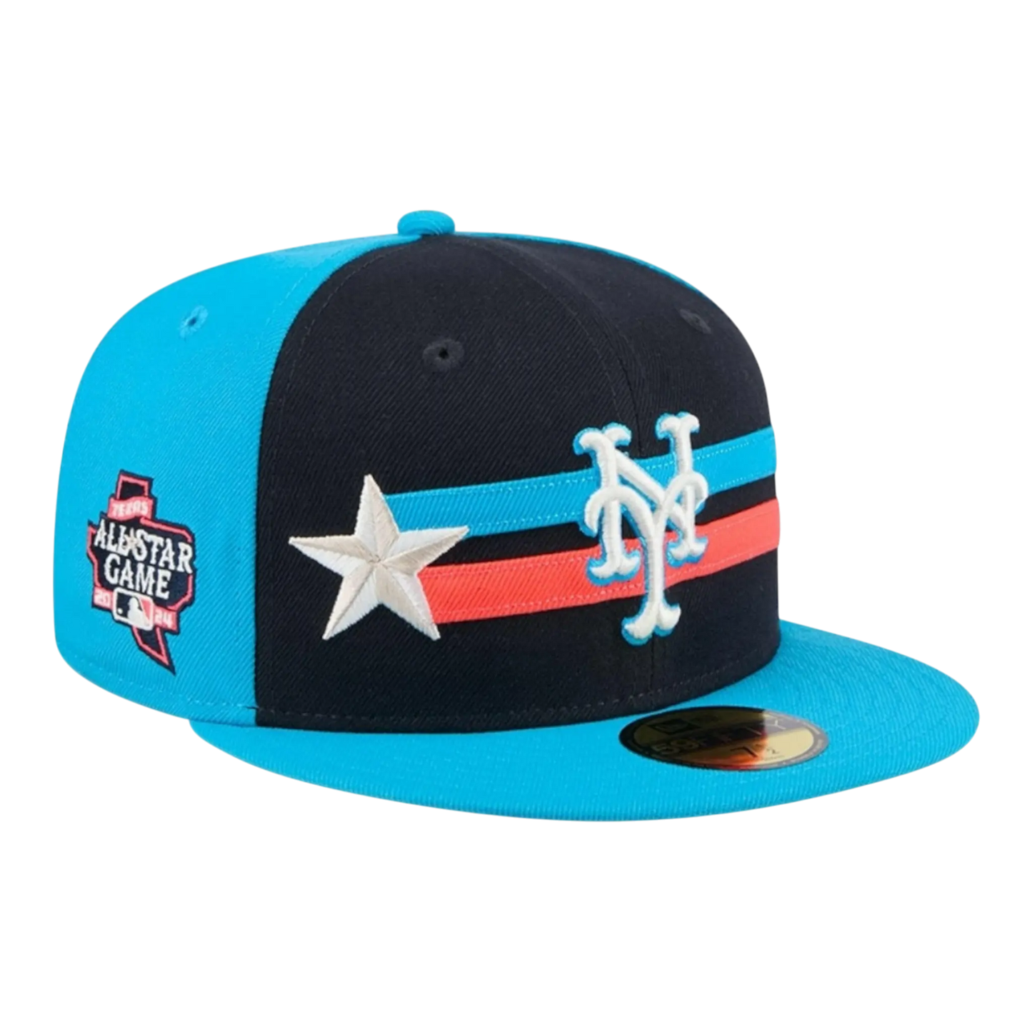 New Era 59Fifty MLB New York Mets 2024 All Star Game Fitted Hat Blue/Navy/Orange