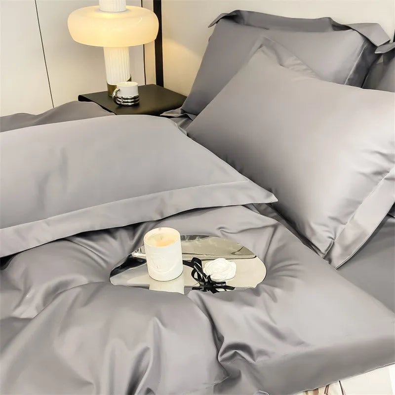 DecorBites™ 1000TC Egyptian Cotton Bedding Set with Duvet Cover