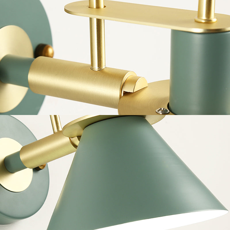 DecorBites™ Modern Nordic Pyramid Wall Sconce Light for Study Room and Bedroom