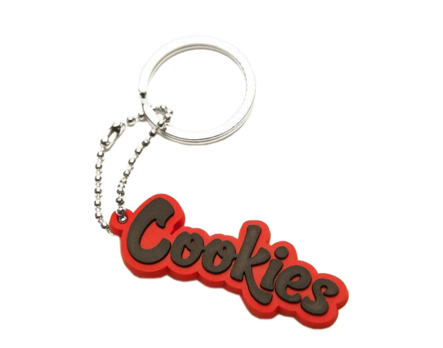 Cookies Original Logo Thin Mint Keychain Red