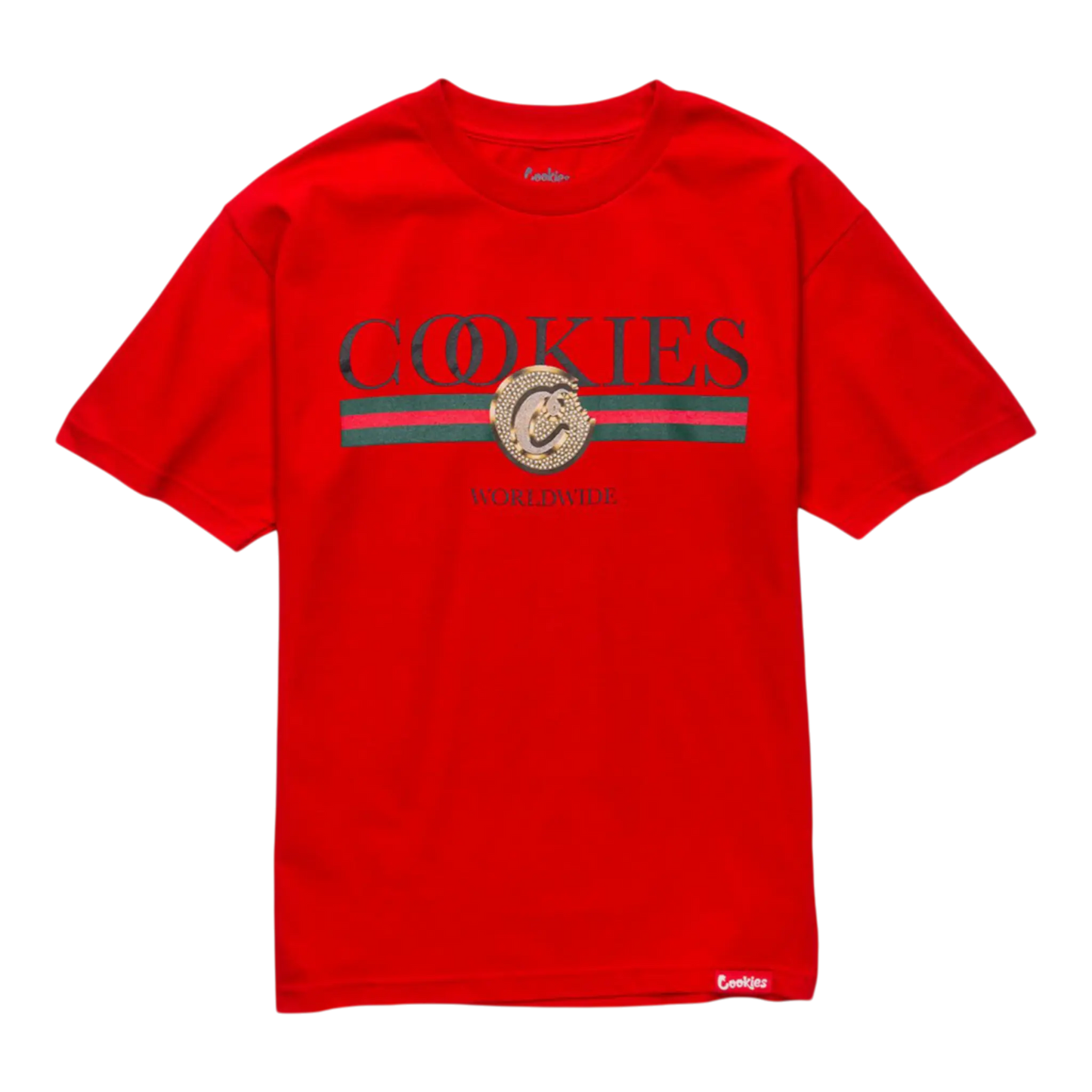 Cookies Classic Arch Logo T-Shirt Men Red