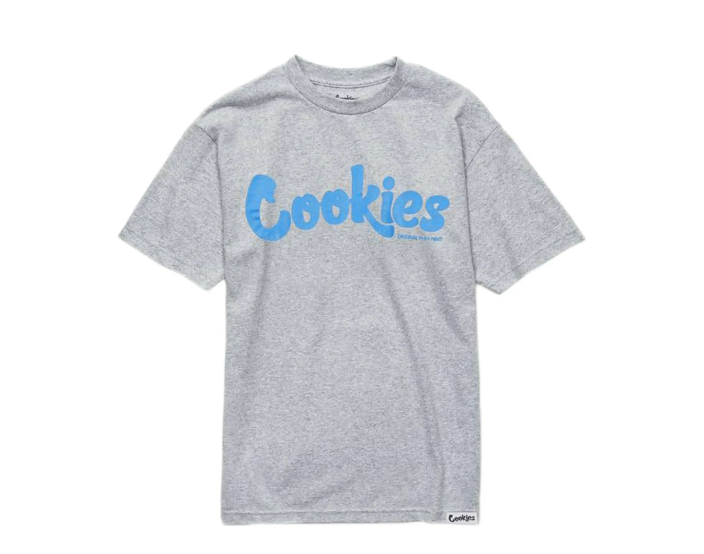 Cookies Original Logo Thin Mint Men T-Shirt Heather Grey/Blue