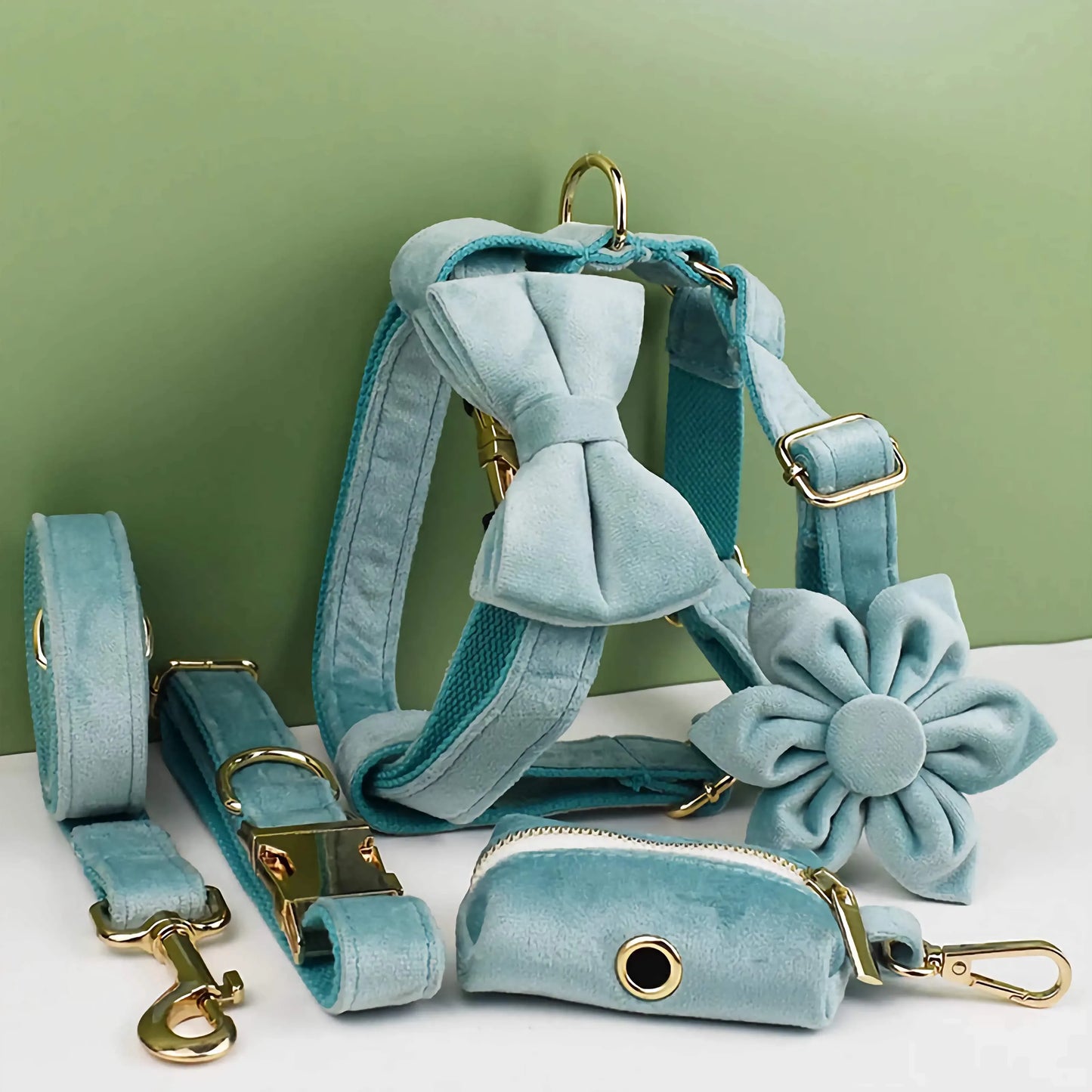 Green Ocean Velvet Set